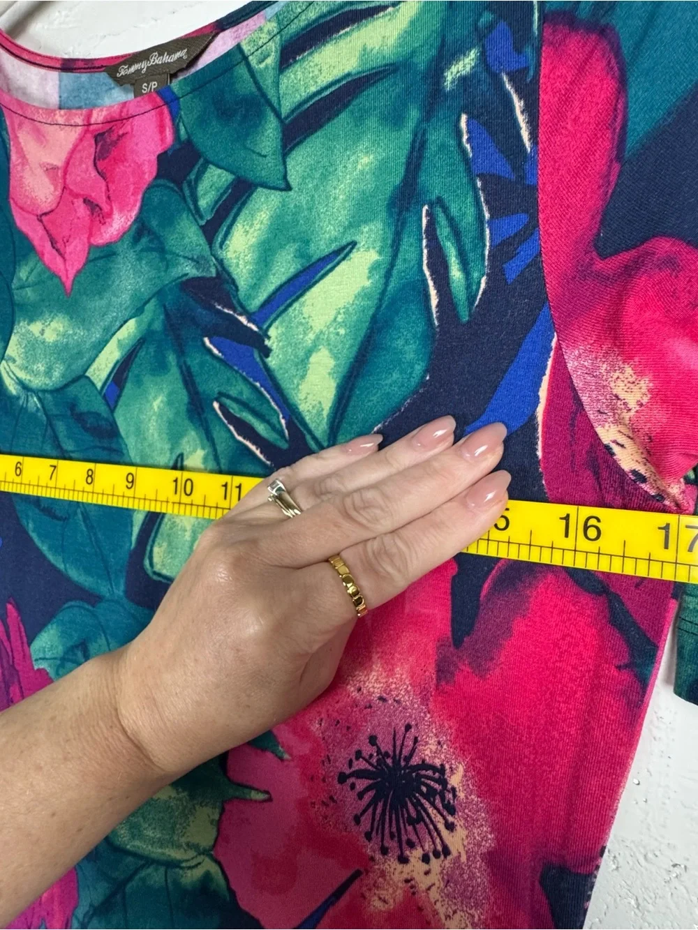 Tommy Bahama‎ Resortwear Floral Sheath Dress in Teal Pink Green